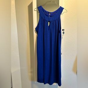 Cocktail cruise semi-formal EUC worn 2x. Cobalt keyhole sleeveless dress.